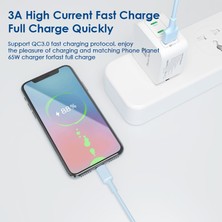 Huizongxu Telefon Gezegen USB C Hızlı Hızlı Şarj Kablosu USB Tip C Cep Telefonu Şarj Cihazı Veri Kablosu Samsung Xiaomi Huawei Poco Android (Yurt Dışından)