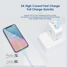 Huizongxu Telefon Gezegen USB C Hızlı Hızlı Şarj Kablosu USB Tip C Cep Telefonu Şarj Cihazı Veri Kablosu Samsung Xiaomi Huawei Poco Android (Yurt Dışından)