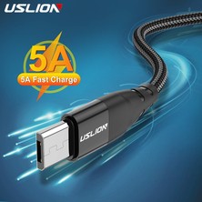 Huizongxu Uslıon 5A Mikro USB Kablosu Hızlı Şarj Xiaomi Redmi Için Cep Telefonu USB Kablosu Hızlı Şarj Veri Şarj Cihazı Tel Mikro USB Kablosu (Yurt Dışından)