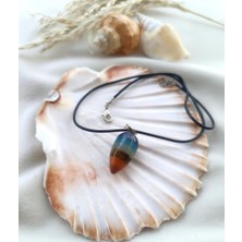 HD Marketim 7 Çakra Çivi Doğal Taş Yoga Meditasyon Reiki Kadın Kız Erkek Gerdanlık Kolye