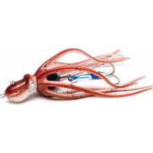 Mustad Inkvader Octopus Jig Sahte Yem Red - RED-120GR