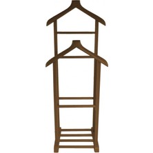 Masifart Dilsiz Uşak Askılık Çift Tepe Kahve Patine Eskitme