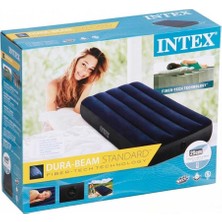 Intex Tek Kişilik Şişme Yatak Fiber-Tech 76X191X25CM IKY64756