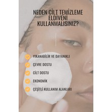 Univita 300 Kullanımlık Mikrofiber Makyaj Ve Yüz Temizleme Eldiveni - Su ile Temizleme Kolaylığı - Tekli