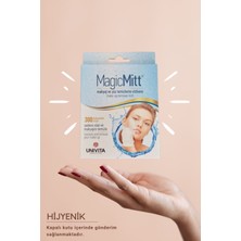 Univita 300 Kullanımlık Mikrofiber Makyaj Ve Yüz Temizleme Eldiveni - Su ile Temizleme Kolaylığı - Tekli