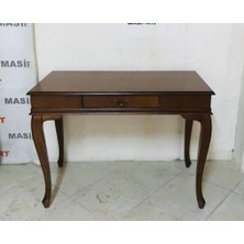 Masifart Marta Ahsap Çalışma Masası 110 cm Çekmeceli Ceviz