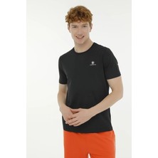 Lumberjack 4m MB Modal SB203 4fx  Erkek Kısa Kol Tişört Siyah