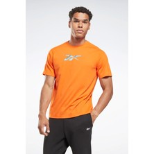 Reebok TRAIN SPEEDWICK GFX Turuncu Erkek Kısa Kol T-Shirt
