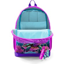 Coral High Kids Pembe Mor Kaplumbağa Desenli Okul Sırt Çantası 23756
