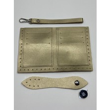 Karan Tuhafiye Cüzdan Kiti / Örgü Cüzdan Kiti / Gold