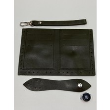 Karan Tuhafiye Cüzdan Kiti / Örgü Cüzdan Kiti / Haki