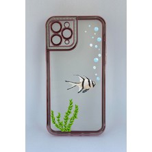 YungCase iPhone 12 Pro Kardinal Balığı Tasarımlı Telefon Kılıfı