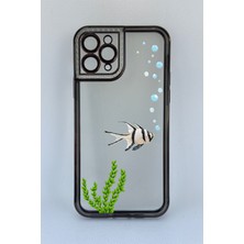 YungCase iPhone 12 Pro Kardinal Balığı Tasarımlı Telefon Kılıfı