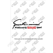 Subaru Yazılı Oto Sticker Sport Mind Siyah