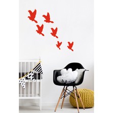 Kuşlar Duvar Sticker (6’lı) - Home Sticker - Duvar Sticker