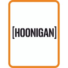 " Hoonigan " Oto Sticker Motor Sticker 25X8 cm Siyah