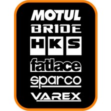 Arka Cam ve Çamurluk Oto Sticker Paket 35X20 cm Beyaz Model 1