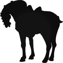 Eyba Sticker Tang At Sticker Araba Oto Arma Duvar Çıkartma 20 cm