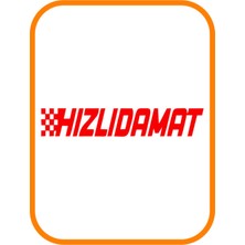 Eyba Sticker Hızlı Damat Oto Sticker 25X5 cm Kırmızı