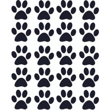 Eyba Sticker Pati Izleri 20 Adet 5 cm