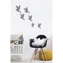 Eyba Sticker Kuşlar Duvar Sticker (6’lı) - Home Sticker - Duvar Sticker