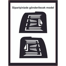 Eyba Sticker Fiat Tempra Stop Farı LED Görünümlü Folyo Kaplama - Stop Kaplama