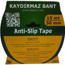 Piton Kaydırmaz Bant Merdiven, Zemin 15 Metre x 50 mm (Yüksek Kalite)