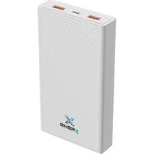 Enerx Powerbank 20000 Mah 2.1 Amper Beyaz ENR-P20C