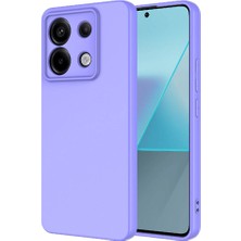 Caseart Xiaomi Redmi Note 13 Pro 5g Kapak Kamera Korumalı Içi Kadife Lansman Silikon Kılıf - Lila