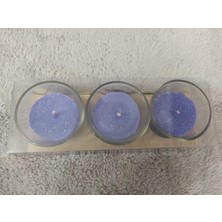 Mumicemum X-617 Konik Cam Bardak Kokulu Mum 3lü Set