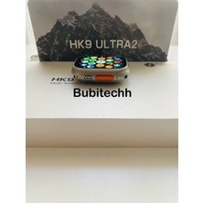 Bubitechh HK9 ULTRA2 Max 49mm Akıllı Saat 7 Kordon, Gümüş