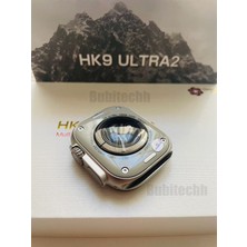 Bubitechh HK9 ULTRA2 Max 49mm Akıllı Saat 7 Kordon, Gümüş