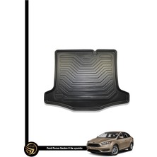 Gold Ford Focus 2 Sedan Rubber Yumuşak 3D Bagaj Havuzu