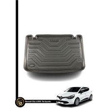 Gold Renault Clio 4 Hatchback Rubber Yumuşak 3D Bagaj Havuzu