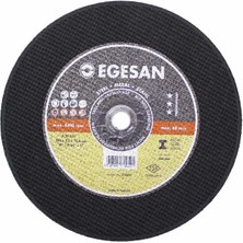 Badem10 Egesan Metal Kesici Taş Disk Taşlama Spiral Demir Kesme Diski 350X3.5X25.4 mm