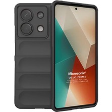 Microsonic Xiaomi Poco X6 5g Kılıf Oslo Prime Siyah