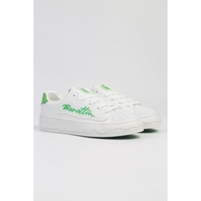 Benetton Benetton® | Bnı-10102 4211 Beyaz Yesil-Ithal Platform Topuk Kadın Sneaker