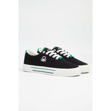 Benetton Benetton® | BNI-10091 Siyah Beyaz-Ithal Kadın Spor Ayakkabı