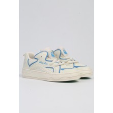 Benetton Benetton® | BNI-10100-BEYAZ Mavi-Ithal Kadın Spor Ayakkabı