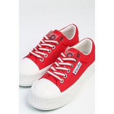 Benetton Benetton® | Bnı-10097 Kirmizi-Ithal Kadın Spor Ayakkabı