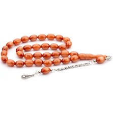 Tesbihkenti Kahve Neon Renk Toz Kehribar Tesbih