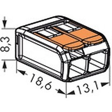Wago Birleştirme Konektörü 221-412 100 Lü
