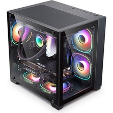 Revenge Nova 3 Rgb Fanlı Temperli Cam Panel Boş M-Atx Gaming Oyuncu Bilgisayar Kasası