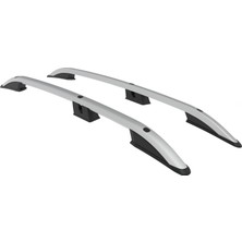 Turtle Peugeot Tepee Expert (Mk2) 2006-2016 / Uzun Şasi Tavan Çıtası Crown Gri