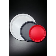 Hem Life 3 Lü (51, 45, 37 Cm) Kulpsuz Metal Tepsi Çay Tepsisi Sunum Tepsi Seti