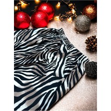 Rye Butik Zebra Desenli Pijama Altı Mevsimlik