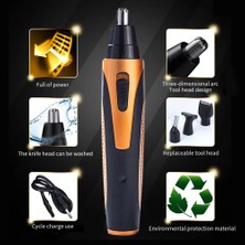 Mingming Shop 4 In 1 TYPE1BLUE Stili 4 1 Elektrikli Burun ve Kulak Düzeltici Erkekler Için Kaş Düzeltici Makası Şarj Edilebilir Minifit Pil Düzeltici Sakal Tıraş ve Bakım (Yurt Dışından)
