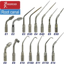 Mingming Shop E1-1pc Tarzı Ağaçkakan Dental Ultrasoaler Kanal Uçları Endodonti Ucu E1 E2 E3 E3D E4 E4D E5 E5D E8 E9 E10 E10D E11D E14 Uds Ems (Yurt Dışından)