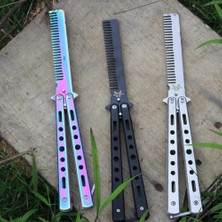 Mingming Shop Pembe Tarzı 1 Adet Katlanır Tarak Uygulama Eğitimi Kelebek Saç Fırçası Salon Tarak Sakal Fırçaları Kuaförlük Şekillendirici Aracı (Yurt Dışından)