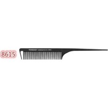 Mingming Shop NO.8615 Stili 1 Adet Yeni Profesyonel Siyah Sert Karbon Kesme Tarak Isıya Dayanıklı Salon Saç Düzeltici Fırçalar Metal Pin Kuyruk Antistatik Tarak (Yurt Dışından)